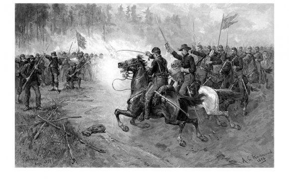 Civil War Union Cavalry Charge