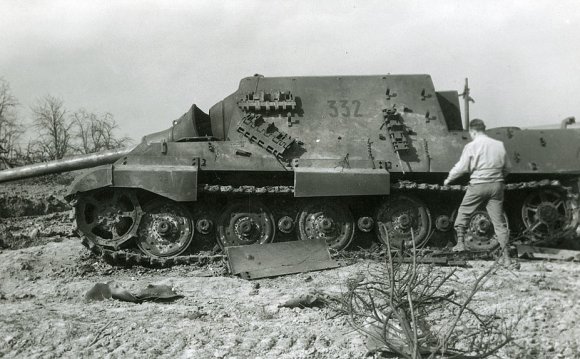 Destroyed German Jagdtiger