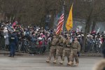 Iron Troop, 3rd Squadron, 2nd Cavalry Regiment represents the US Army in the Estonian Independence Day parade