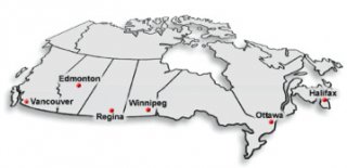 map of canada