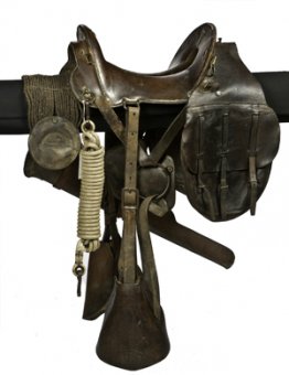 Model 1896 McClellan saddle rig, complete with the saddlebags, lariat, and carbine boot for a Krag carbine, estimated to sell for ,000-,000. Image courtesy Cowan’s Auctions. Model 1896 McClellan saddle rig, complete with the saddlebags, lariat, and carbine boot for a Krag carbine, estimated to sell for ,000-,000. Image courtesy Cowan’s Auctions.