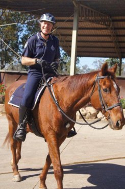 Troop Horse' Jackpot' and Sergeant Roy Mientjes