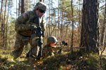 US Cavalry Scout working with Polish snipers